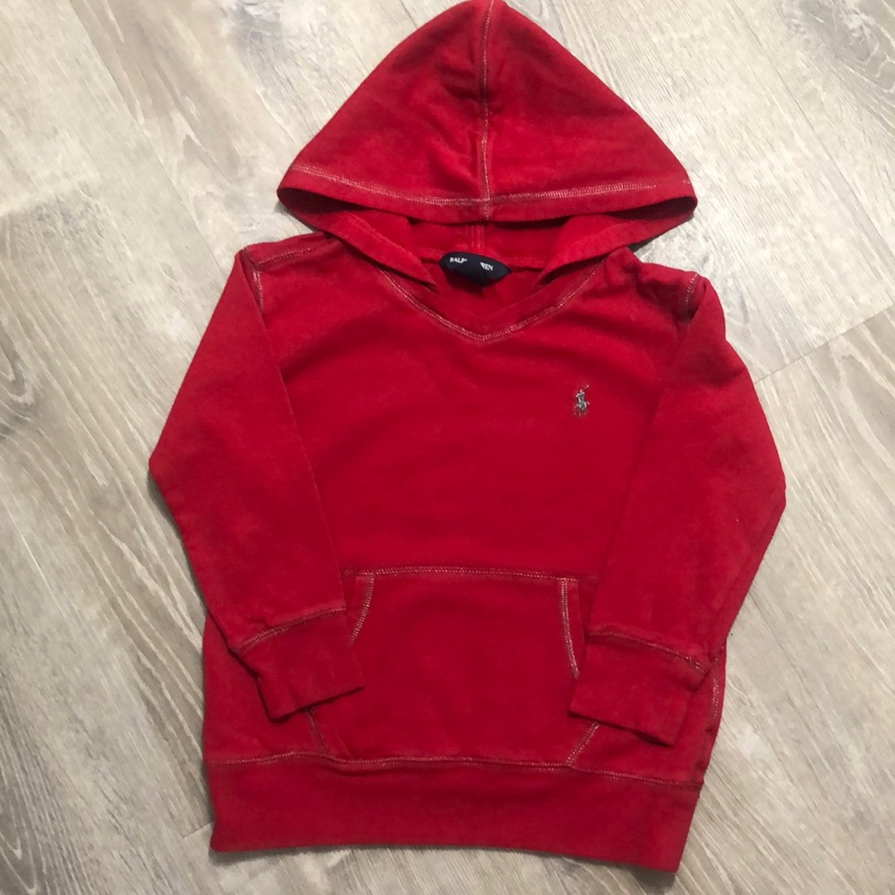 Polo Ralph Lauren, hooded sweatshirt, size 5